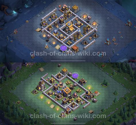 The resource towers are distributed equally in the clan. . Builder hall 9 best defence base